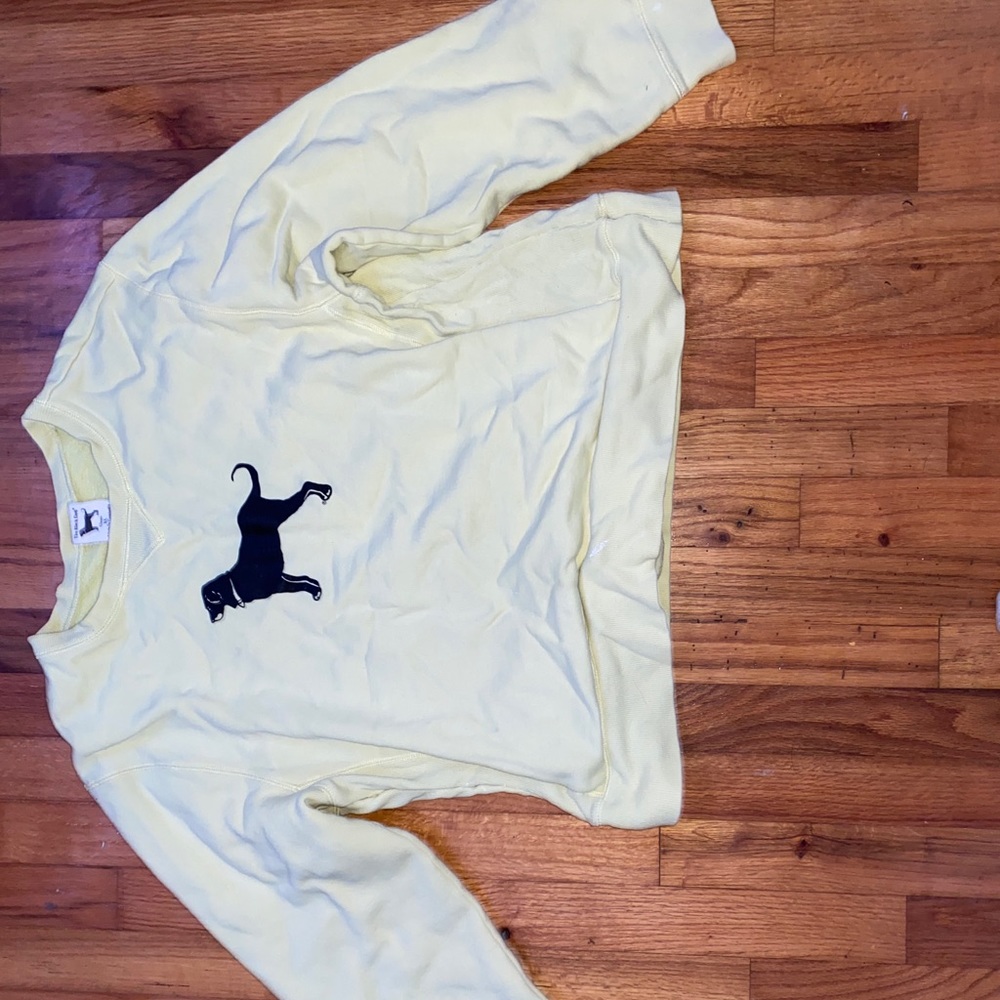Yellow dog crew neck